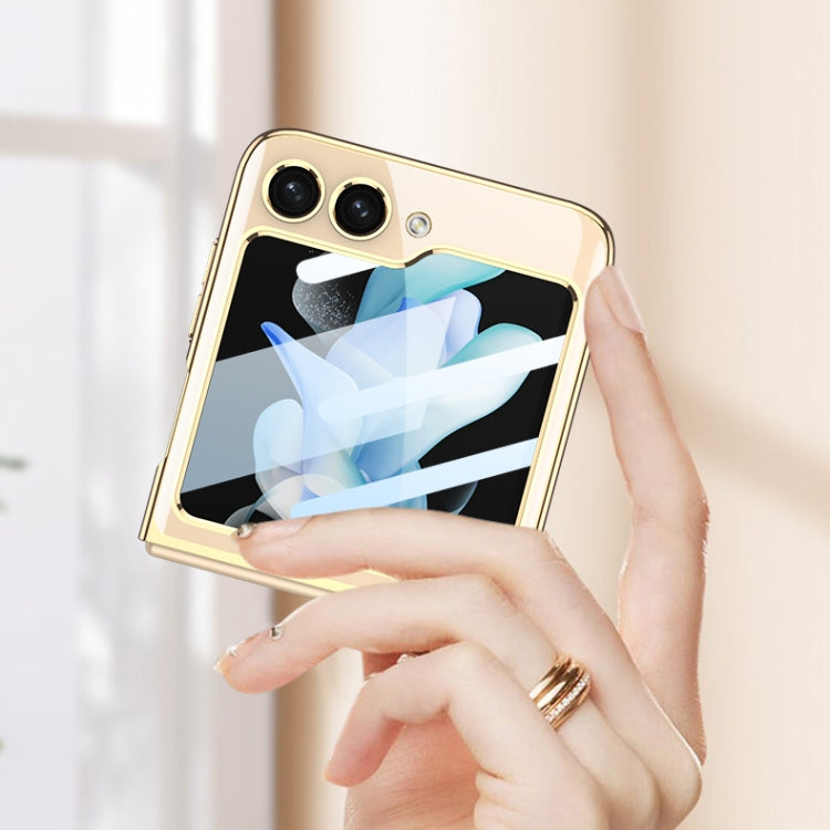 For Samsung Galaxy Z Flip5 GKK Integrated Electroplating Full Coverage Phone Case(Gold) - Galaxy Z Flip5 Cases by GKK | Online Shopping South Africa | PMC TechLife