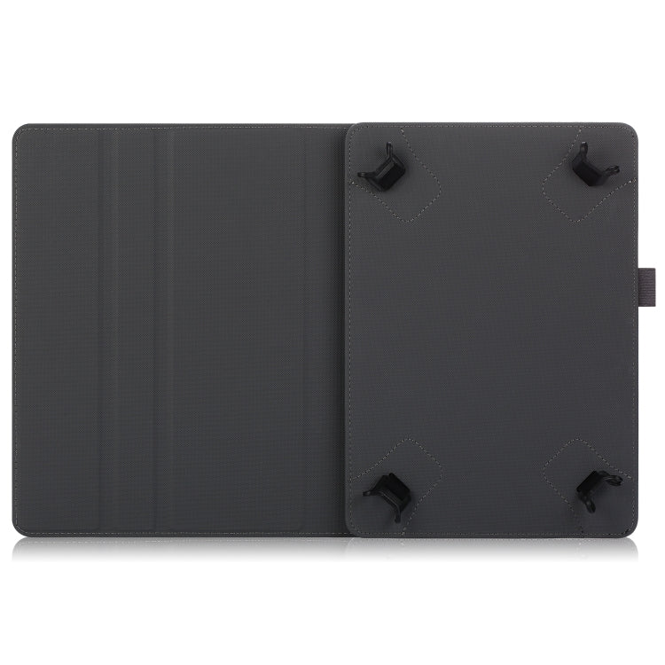 For 9-11 inch Marble Cloth Texture Horizontal Flip Universal Tablet PC Leather Case with Pen Slot & Holder(Black) - 10 - 11 inch by PMC TechLife | Online Shopping South Africa | PMC TechLife | Buy Now Pay Later Mobicred