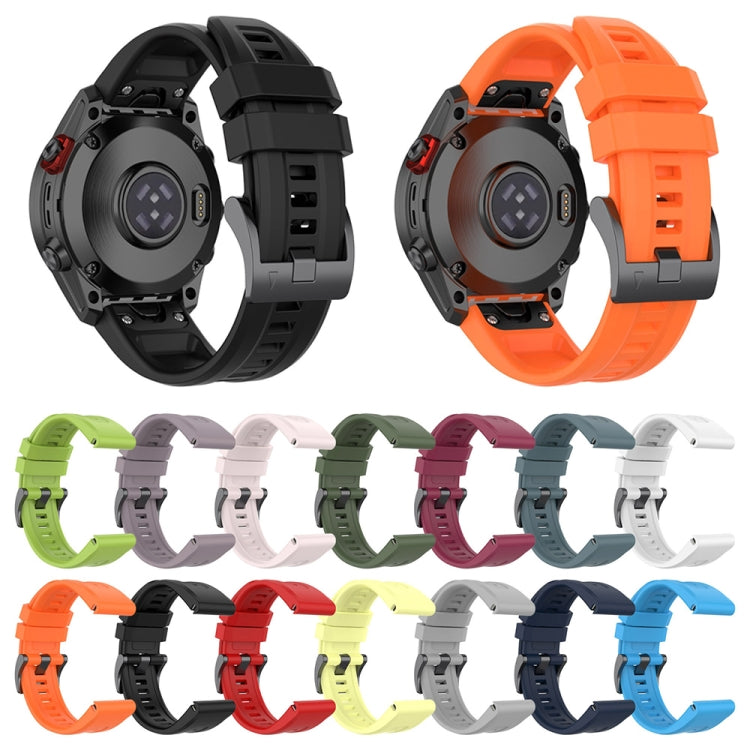 Compatible with Garmin Epix Pro 47mm Solid Color Silicone Watch Band(Rock Cyan) - free shipping - PMC TechLife - Order now!