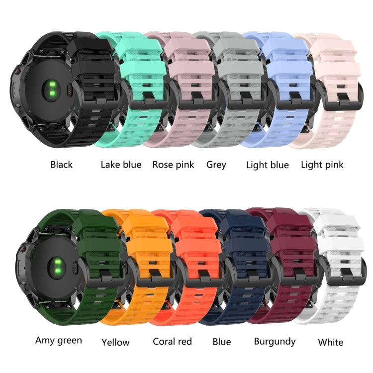 Compatible with Garmin Instinct 2X Solar Sports Silicone Watch Band(Blue) - Watch Bands by PMC TechLife | Online Shopping South Africa | PMC TechLife | Buy Now Pay Later Mobicred