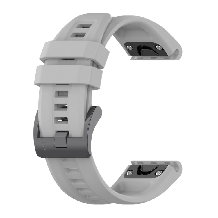 Compatible with Garmin Epix Pro 51mm Solid Color Silicone Watch Band(Grey) - free shipping - PMC TechLife - Order now!