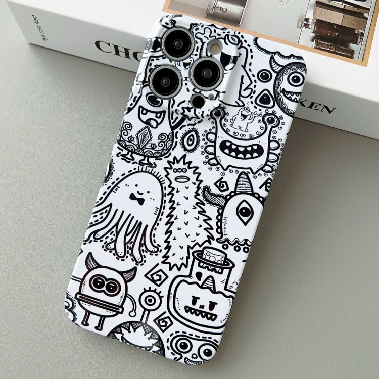 For iPhone 13 Pro Max Painted Pattern Precise Hole PC Phone Case(Bottle Monster) - iPhone 13 Pro Max Cases by PMC TechLife | Online Shopping South Africa | PMC TechLife