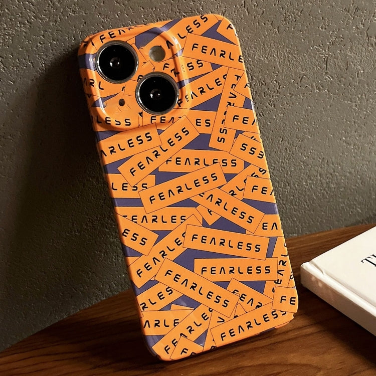 For iPhone 13 Painted Pattern Precise Hole PC Phone Case(Orange Label) - free shipping - PMC TechLife - Order now!