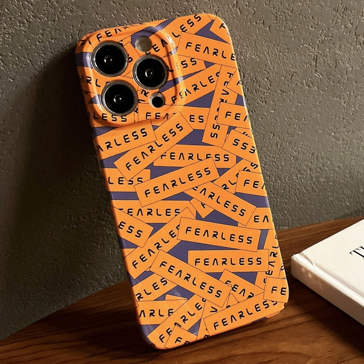 For iPhone 11 Pro Painted Pattern Precise Hole PC Phone Case(Orange Label) - free shipping - PMC TechLife - Order now!