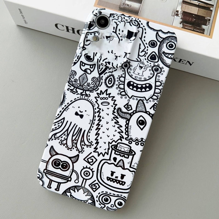 For iPhone XR Painted Pattern Precise Hole PC Phone Case(Bottle Monster) - free shipping - PMC TechLife - Order now!