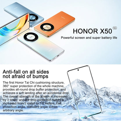 Honor X50 5G, 108MP Camera, 6.78 inch MagicOS 7.1.1 Snapdragon 6 Gen1 Octa Core up to 2.2GHz, Network: 5G, OTG, Not Support Google Play, Memory:12GB+256GB(Orange) - Honor by Huawei | Online Shopping South Africa | PMC Jewellery