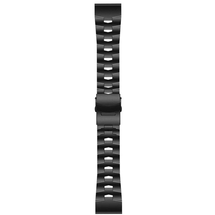 Compatible with Garmin Fenix 7 Pro 51mm Titanium Alloy Quick Release Watch Band(Black) - Watch Bands by PMC TechLife | Online Shopping South Africa | PMC TechLife | Buy Now Pay Later Mobicred