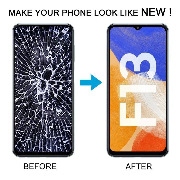 Original LCD Screen For Samsung Galaxy F13 SM-E135F Digitizer Full Assembly with Frame - free shipping - PMC TechLife - Order now!