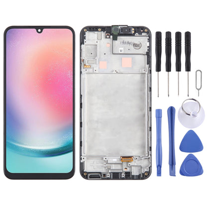 For Samsung Galaxy A24 4G SM-A245F Original LCD Screen Digitizer Full Assembly with Frame - LCD Screen by PMC Jewellery | Online Shopping South Africa | PMC Jewellery