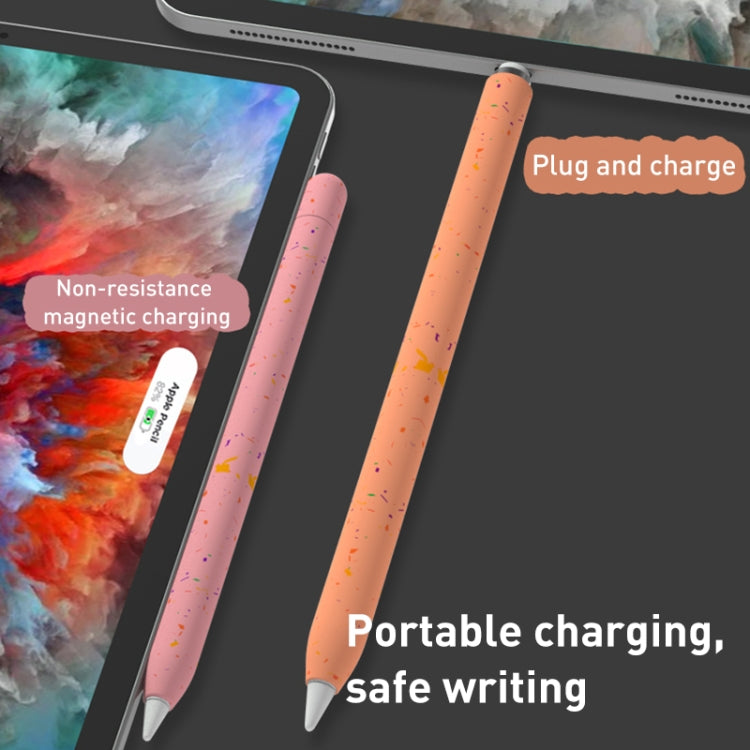 For Apple Pencil 2 LOVE MEI Luminous Silicone Protective Pen Case(Red) - Pencil Accessories by LOVE MEI | Online Shopping South Africa | PMC TechLife