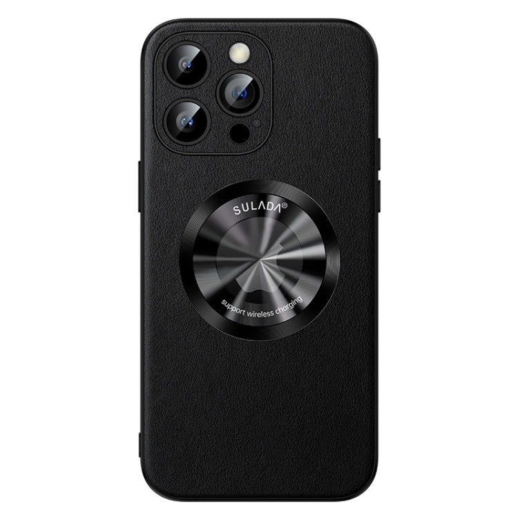 For iPhone 12 Pro Max SULADA Microfiber Leather MagSafe Magnetic Phone Case(Black) - iPhone 12 Pro Max Cases by SULADA | Online Shopping South Africa | PMC TechLife