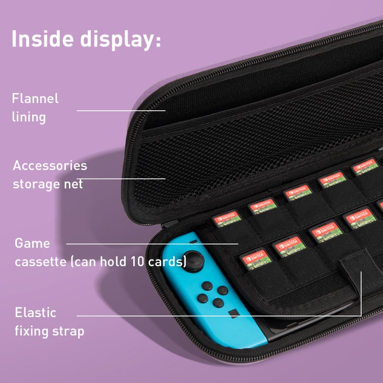 For Nintendo Switch Game Console Dragon Claw Pattern Storage Bag(Silver) - Bags by PMC TechLife | Online Shopping South Africa | PMC TechLife