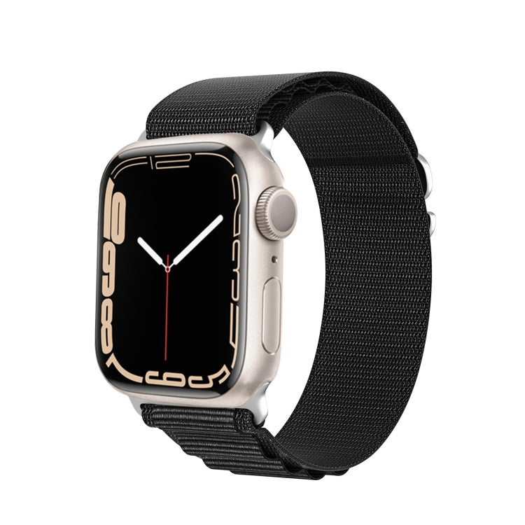 For Apple Watch SE 2023 40mm DUX DUCIS GS Series Nylon Loop Watch Band(Black) - Watch Bands by DUX DUCIS | Online Shopping South Africa | PMC TechLife | Buy Now Pay Later Mobicred