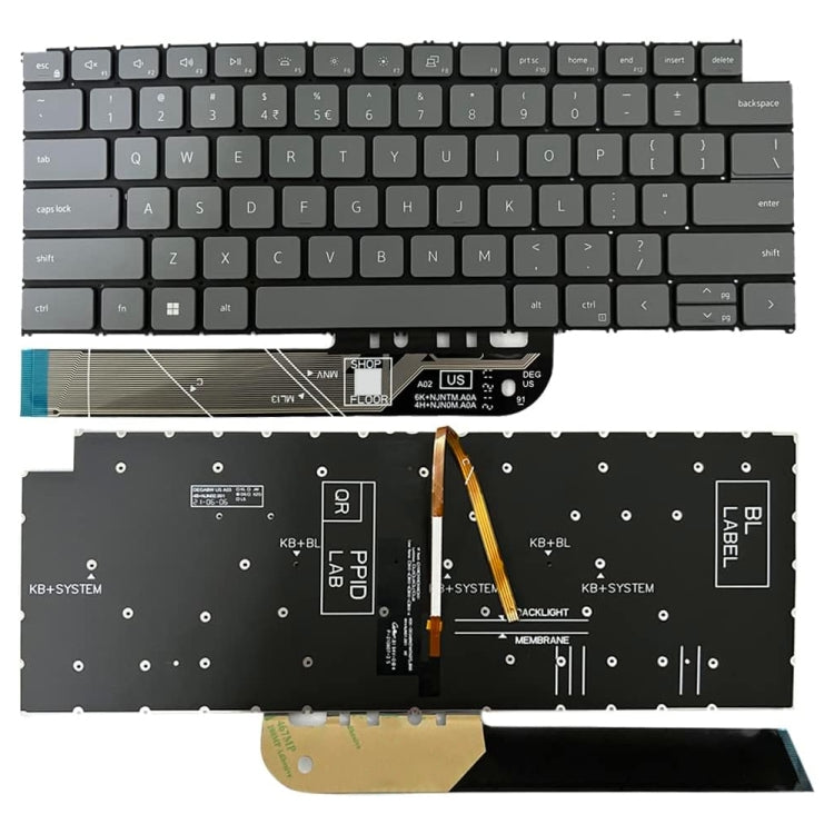 For Dell Vostro 5310 / 5320 US Version Backlight Keyboard - Replacement Keyboards by PMC TechLife | Online Shopping South Africa | PMC TechLife