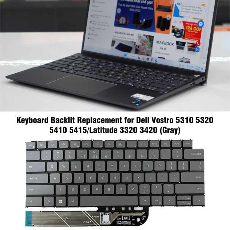 For Dell Vostro 5310 / 5320 US Version Backlight Keyboard - Replacement Keyboards by PMC TechLife | Online Shopping South Africa | PMC TechLife