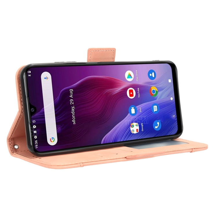 For Cubot P60 Skin Feel Calf Texture Card Slots Leather Phone Case(Pink) - More Brand by PMC Jewellery | Online Shopping South Africa | PMC Jewellery