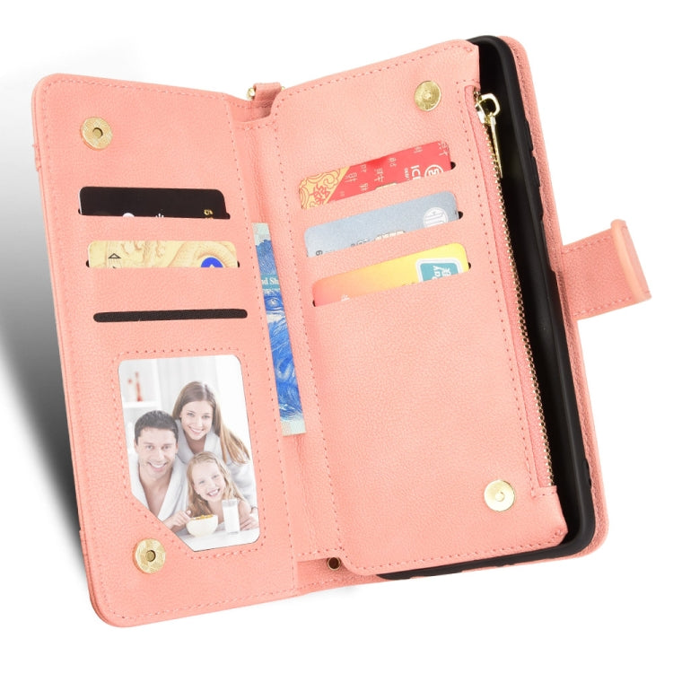 For Sony Xperia 1��� Litchi Texture Zipper Leather Phone Case(Pink) - free shipping - PMC TechLife - Order now!
