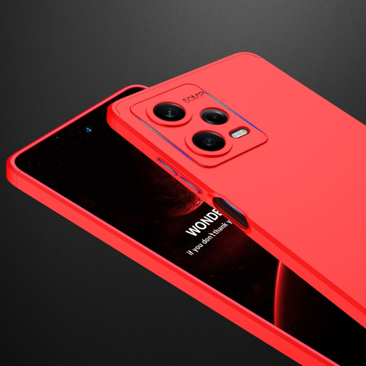 For Xiaomi Redmi Note 12 Pro 5G Global GKK Three Stage Splicing Full Coverage PC Phone Case(Red) - Note 12 Pro Cases by GKK | Online Shopping South Africa | PMC Jewellery