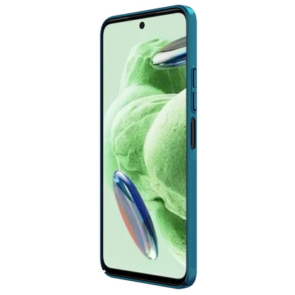 For Xiaomi Redmi 12 4G / Note 12R 5G NILLKIN Frosted Shield Pro PC + TPU Phone Case(Blue) - Xiaomi Cases by NILLKIN | Online Shopping South Africa | PMC Jewellery