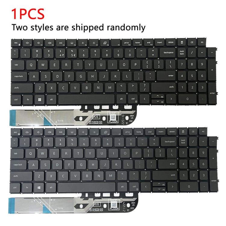 For Dell Inspiron 15-3511 3515 5510 7510 16-7610 US Version Backlight Laptop Keyboard(Black) - Dell Spare Parts by PMC TechLife | Online Shopping South Africa | PMC TechLife