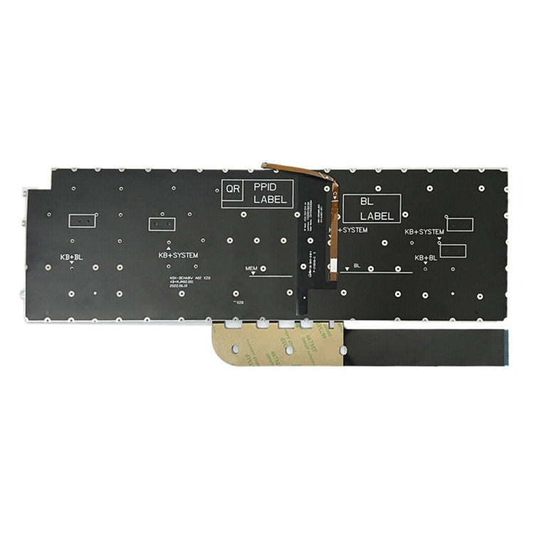 For Dell Inspiron 15-3511 3515 5510 7510 16-7610 US Version Backlight Laptop Keyboard(Black) - Dell Spare Parts by PMC TechLife | Online Shopping South Africa | PMC TechLife
