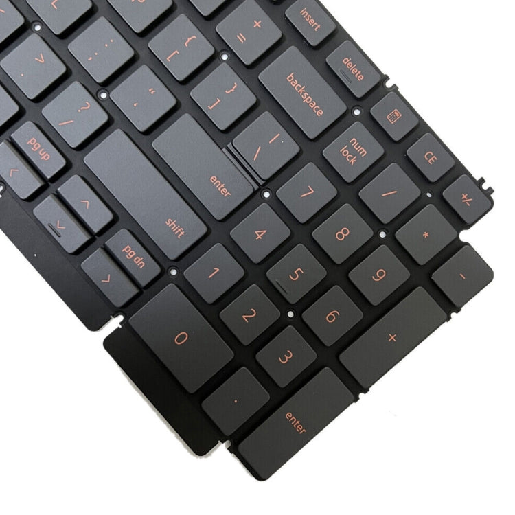 For Dell Inspiron G15 5510 5511 5515 5520 US Version Orange Backlight Laptop Keyboard(Black) - Dell Spare Parts by PMC TechLife | Online Shopping South Africa | PMC TechLife | Buy Now Pay Later Mobicred