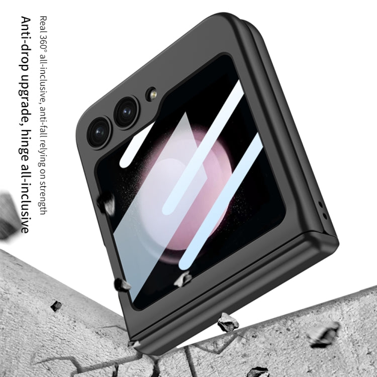 For Samsung Galaxy Z Flip5 GKK Integrated Magnetic Full Coverage Folding Phone Case(Matcha Green) - Galaxy Z Flip5 Cases by GKK | Online Shopping South Africa | PMC TechLife | Buy Now Pay Later Mobicred