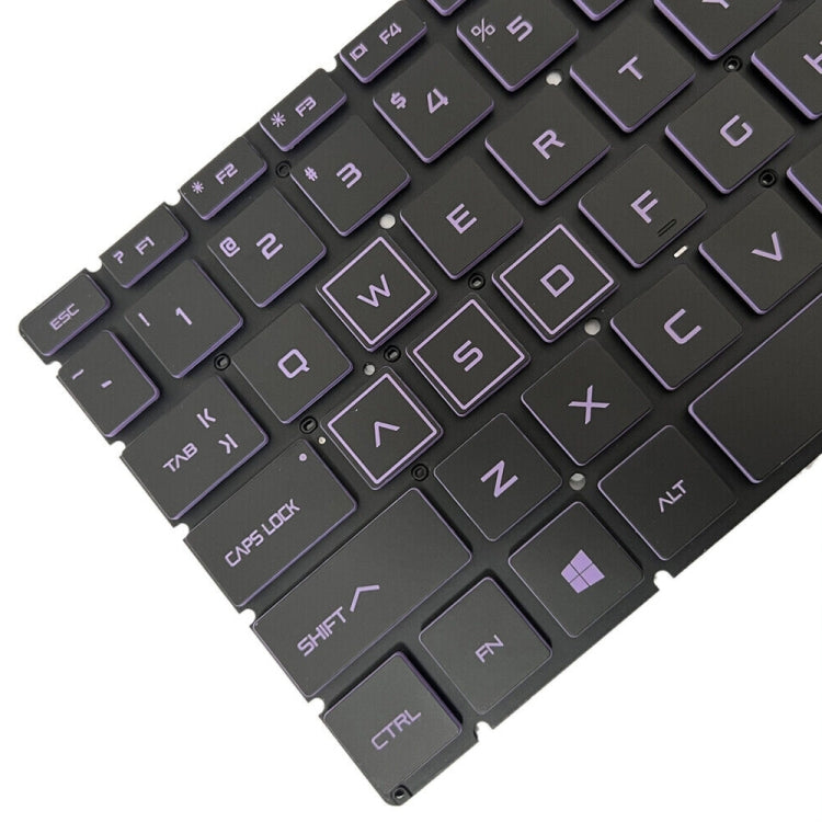 For HP Pavilion Gaming 15-DK US Version Laptop Backlight Keyboard(Purple) - HP Spare Parts by PMC Jewellery | Online Shopping South Africa | PMC Jewellery