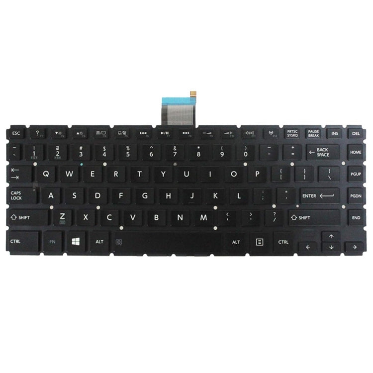 For TOSHIBA L40-B / L40D-B / L45-B US Version Laptop Backlight Keyboard - Replacement Keyboards by PMC Jewellery | Online Shopping South Africa | PMC Jewellery