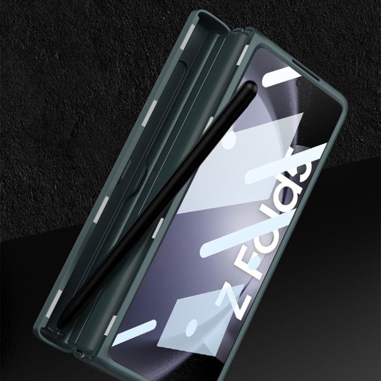 For Samsung Galaxy Z Fold5 GKK Magnetic Full Coverage Phone Flip Case with Pen Box(Gold) - Galaxy Z Fold5 Cases by GKK | Online Shopping South Africa | PMC TechLife | Buy Now Pay Later Mobicred