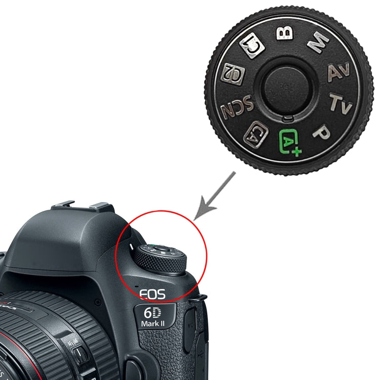 For Canon EOS 6D Mark II Original Mode Dial - free shipping - PMC TechLife - Order now!