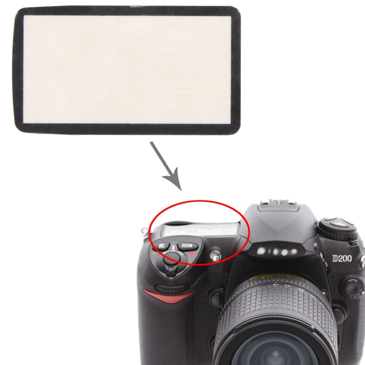 For Nikon D200 Top Cover Shoulder LCD Outer Lens - free shipping - PMC TechLife - Order now!