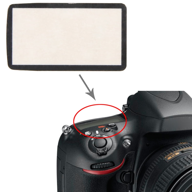 For Nikon D800 Top Cover Shoulder LCD Outer Lens - free shipping - PMC TechLife - Order now!