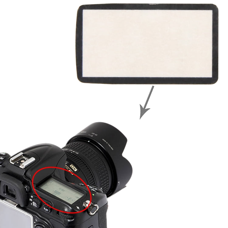 For Nikon D300 Top Cover Shoulder LCD Outer Lens - free shipping - PMC TechLife - Order now!