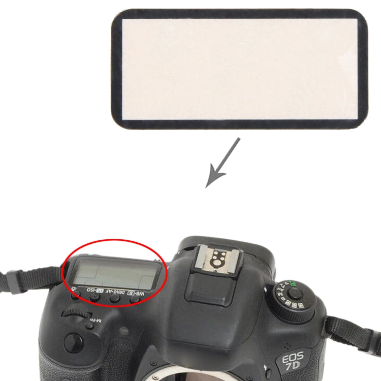 For Canon EOS 7D Top Cover Shoulder LCD Outer Lens - free shipping - PMC TechLife - Order now!