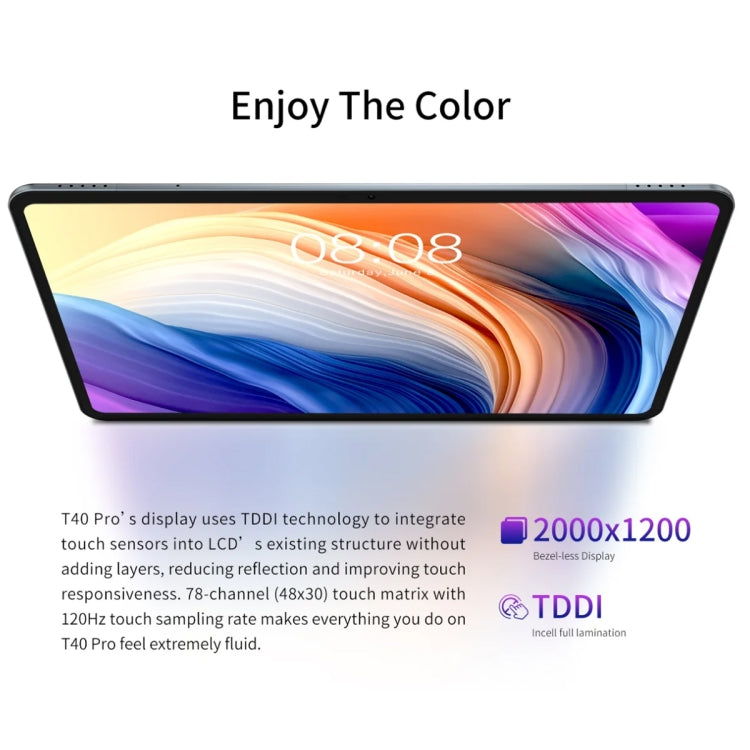 Teclast T40 Pro 2023 Tablet PC 10.4 inch, 8GB+128GB,  Android 12 Unisoc T616 Octa Core, 4G LTE Dual SIM - TECLAST by TECLAST | Online Shopping South Africa | PMC Jewellery | Buy Now Pay Later Mobicred