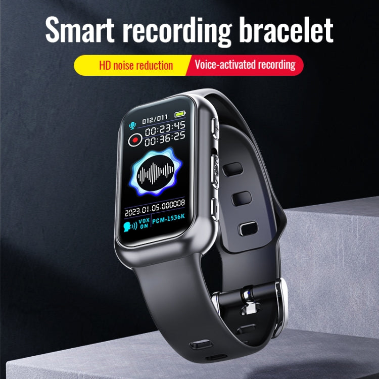 JNN S16 Smart HD Noise Reduction Bluetooth MP3 Voice Control Recording Bracelet, Memory:32GB - Smart Wristbands by JNN | Online Shopping South Africa | PMC Jewellery | Buy Now Pay Later Mobicred