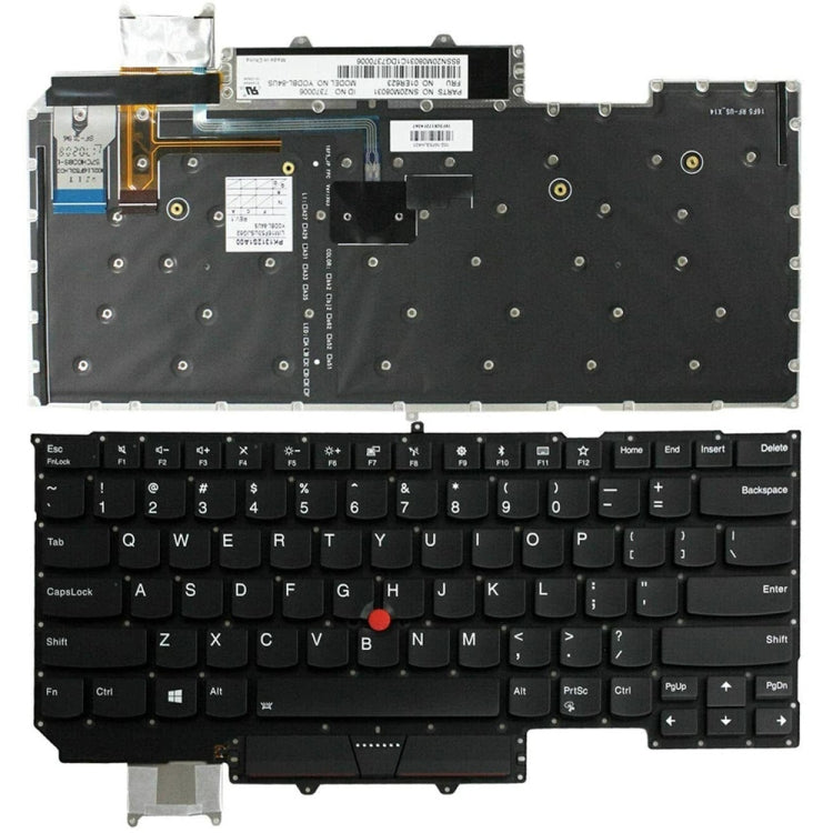 For Lenovo ThinkPad X1C 2017 US Version Laptop Keyboard - Lenovo Spare Parts by PMC TechLife | Online Shopping South Africa | PMC TechLife