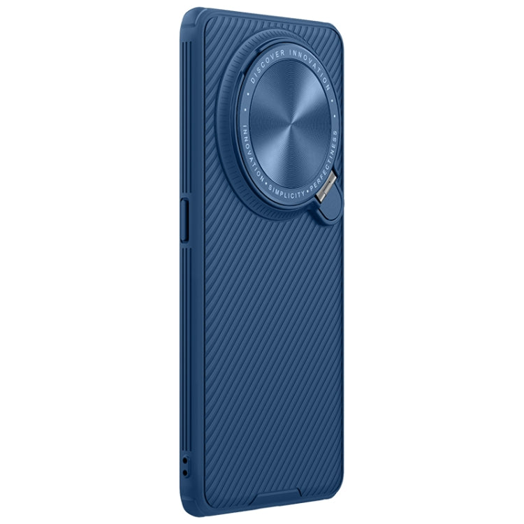 For OPPO Find X6 Pro NILLKIN Black Mirror Prop CD Texture Mirror Phone Case(Blue) - OPPO Cases by NILLKIN | Online Shopping South Africa | PMC Jewellery