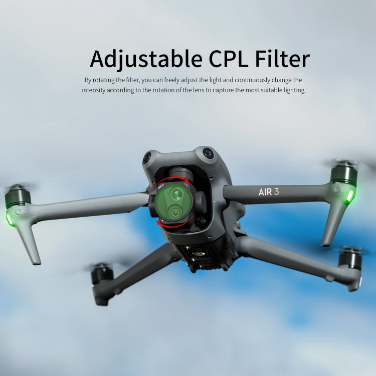 For DJI Air 3 STARTRC Drone Lens Filter, Lens:6 in 1 ND8/16/32/64 UV CPL - free shipping - PMC TechLife - Order now!