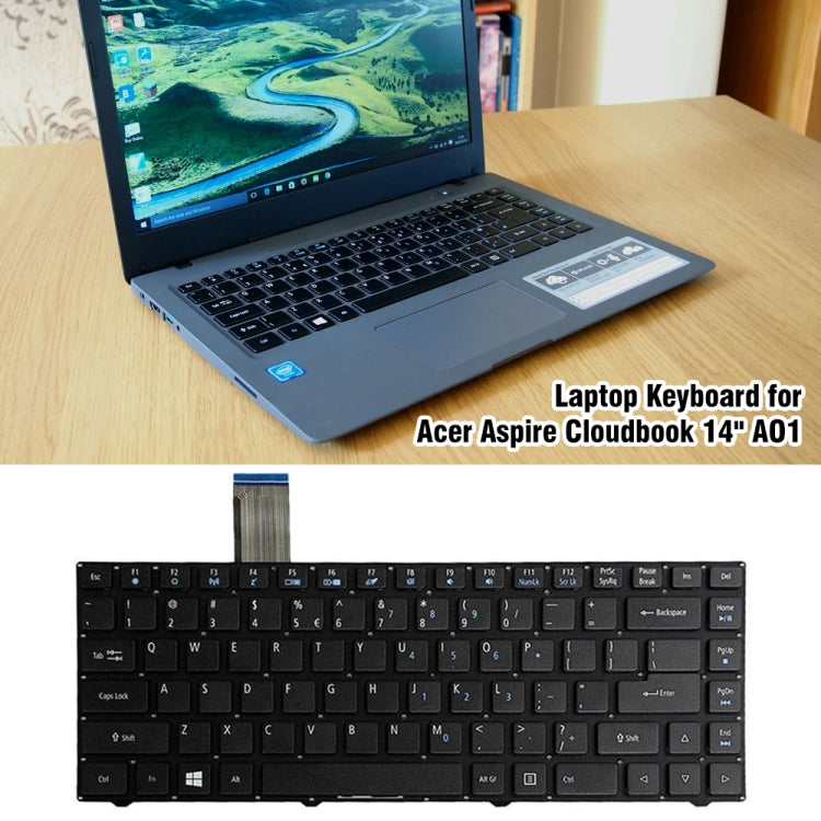 For Acer Aspire Cloudbook 14 A01 US Version Laptop Keyboard - free shipping - PMC TechLife - Order now!