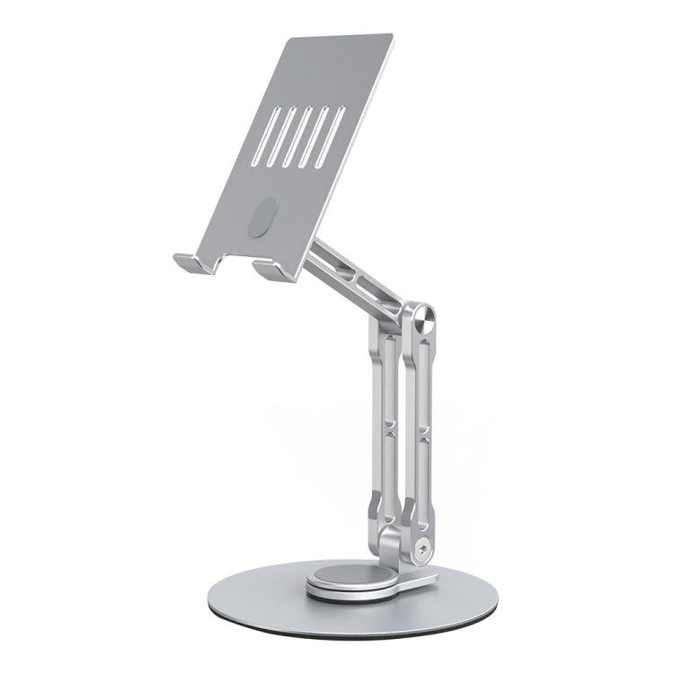 R-JUST HZ40 Mechanical Lift Tablet Desktop Stand(Silver) - Desktop Holder by R-JUST | Online Shopping South Africa | PMC Jewellery | Buy Now Pay Later Mobicred