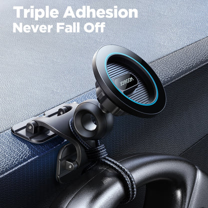 JOYROOM JR-ZS366 Triple Adhesion Claw Car Center Console Magnetic Phone Mount(Black) - Car Holders by JOYROOM | Online Shopping South Africa | PMC Jewellery