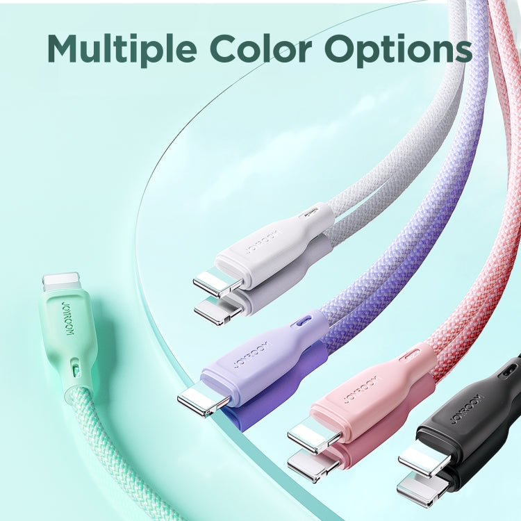 JOYROOM SA34-CL3 30W USB-C/Type-C to 8 Pin Fast Charge Data Cable, Length: 1m(Purple) - 2 in 1 Cable by JOYROOM | Online Shopping South Africa | PMC Jewellery