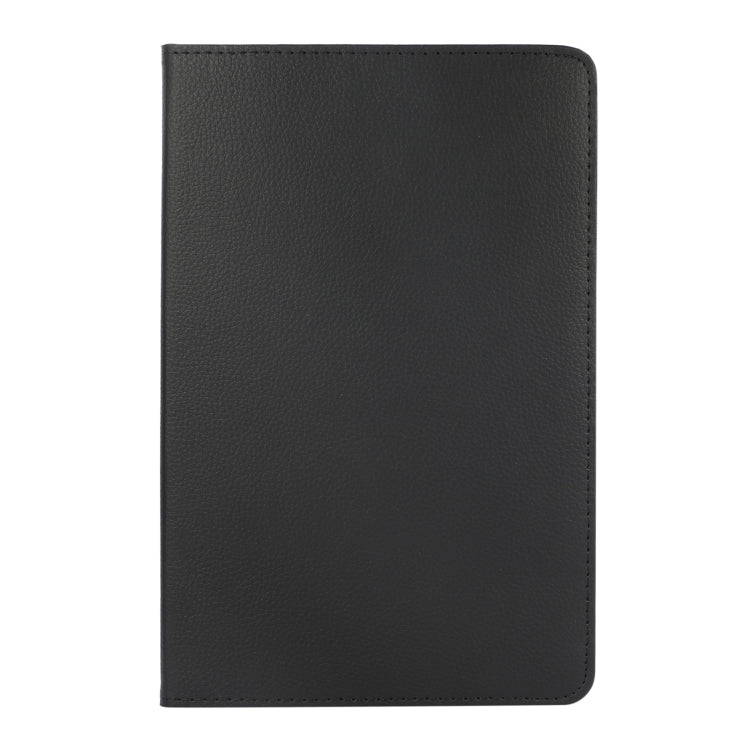 For Samsung Galaxy Tab A9 Litchi Texture 360 Degrees Rotation Holder Leather Tablet Case(Black) - free shipping - PMC TechLife - Order now!