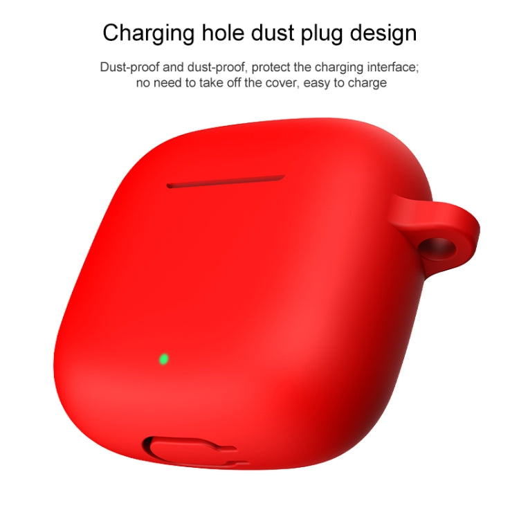For Huawei Freebuds SE 2 Shockproof Silicone Earphone Protective Case with Hook(Red) - Huawei Earphone Case by PMC TechLife | Online Shopping South Africa | PMC TechLife | Buy Now Pay Later Mobicred