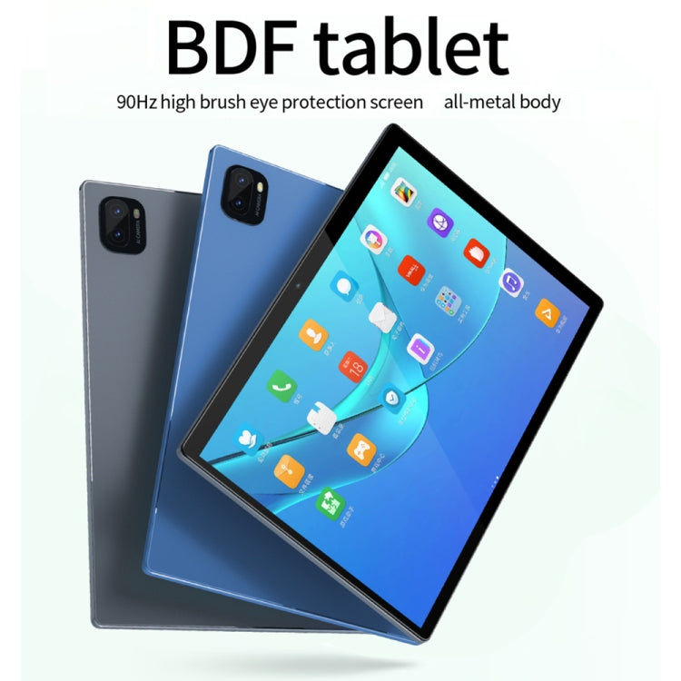 BDF P90 4G LTE Tablet PC 10.1 inch, 8GB+128GB, Android 11 MTK6755 Octa Core, Support Dual SIM, EU Plug(Grey) - BDF by BDF | Online Shopping South Africa | PMC Jewellery