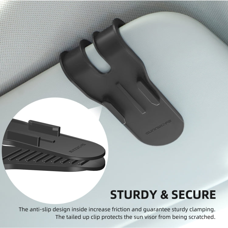 Sunnylife ZJ585 Sun Visor Camera Mount Quick Release Holder 360 Degree Rotating Vlog Bracket(Black) - Case & Bags by Sunnylife | Online Shopping South Africa | PMC Jewellery