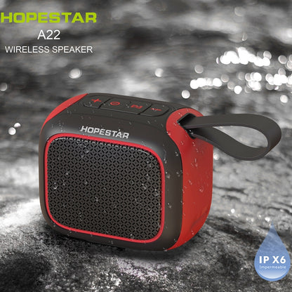 HOPESTAR A22 IPX6 Waterproof Portable Bluetooth Speaker Outdoor Subwoofer(Red Yellow) - Mini Speaker by HOPESTAR | Online Shopping South Africa | PMC Jewellery