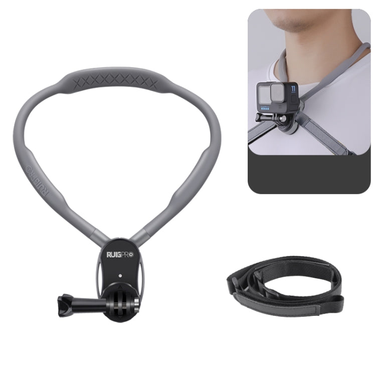 RUIGPRO Lazy Neck Bracket POV View Mount Standard with Strap - Holder by RUIGPRO | Online Shopping South Africa | PMC TechLife | Buy Now Pay Later Mobicred